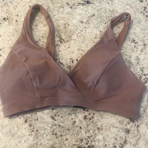 Lululemon swimsuit top, dusty rose size 6